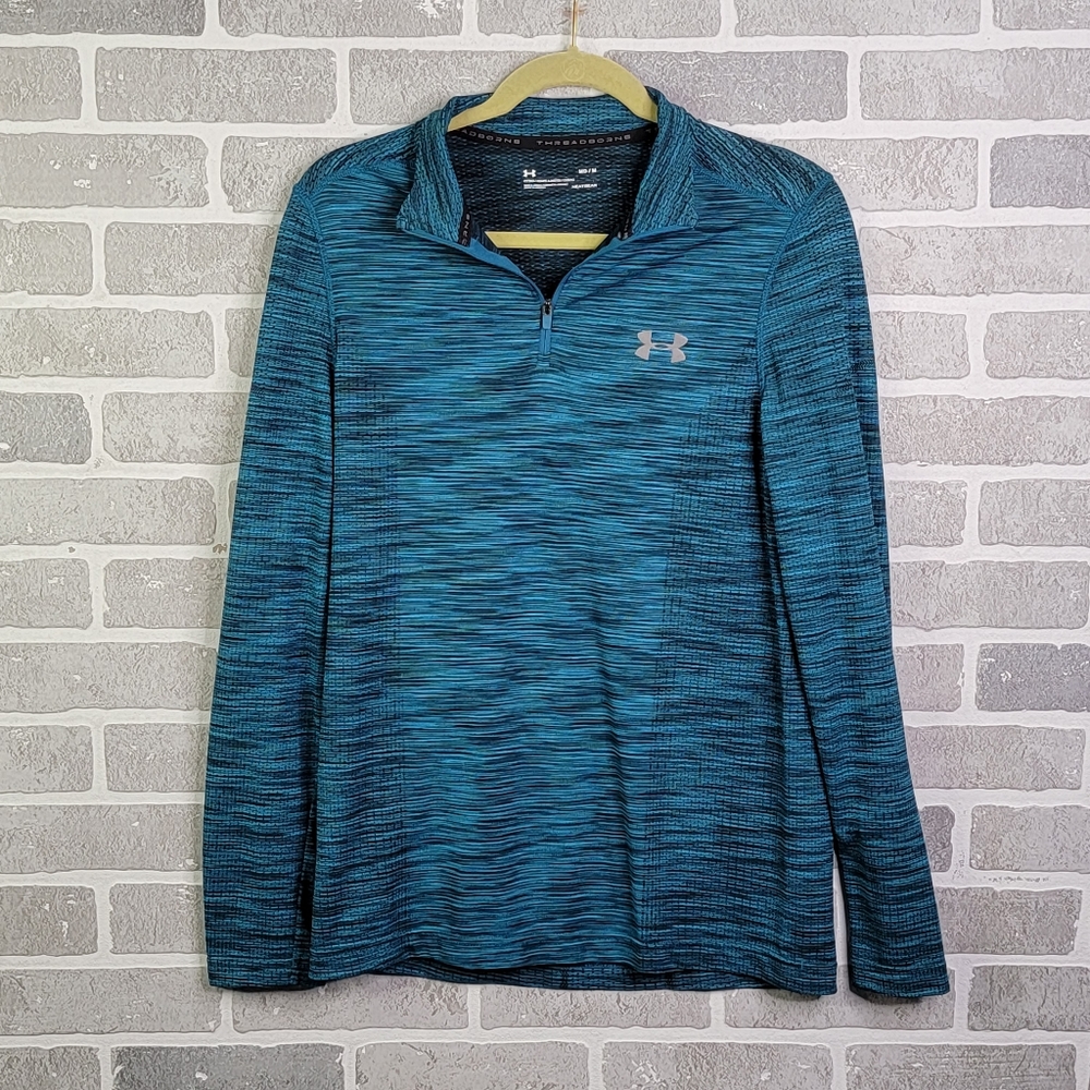 Under Armour Heatgear Fitted Long Sleeve Active Athletic Breathable Wear  Top M